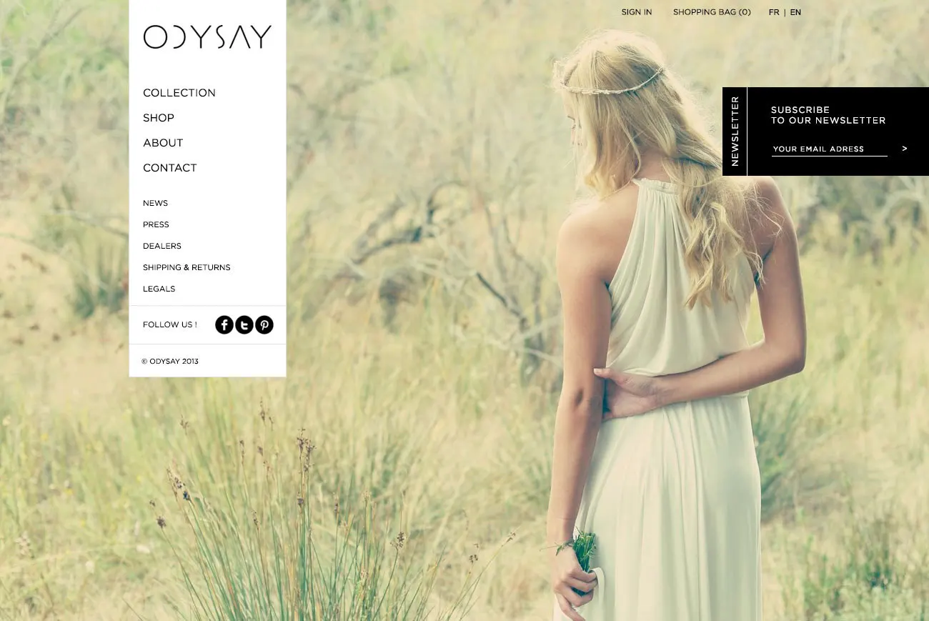 OdySay platform interface built by Steven J. Hubbard